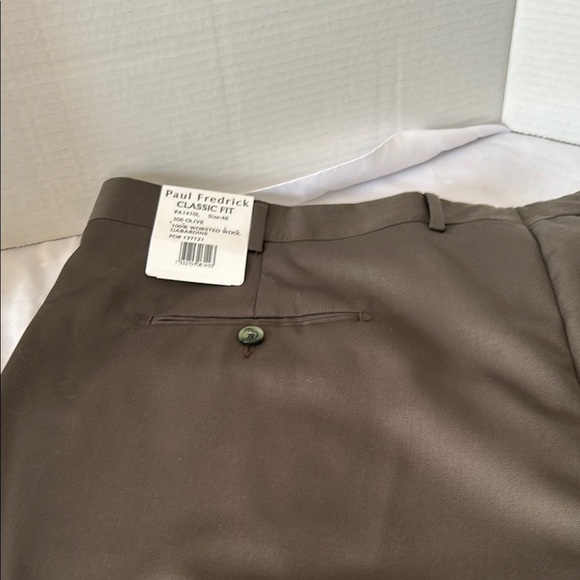 Paul Fredrick Green Chinos Relaxed Fit - Picture 12 of 12